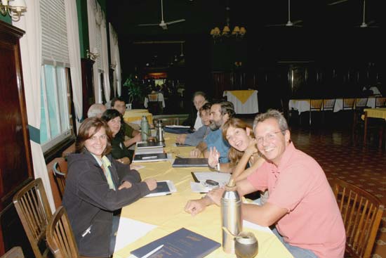 Sesión de talleres.