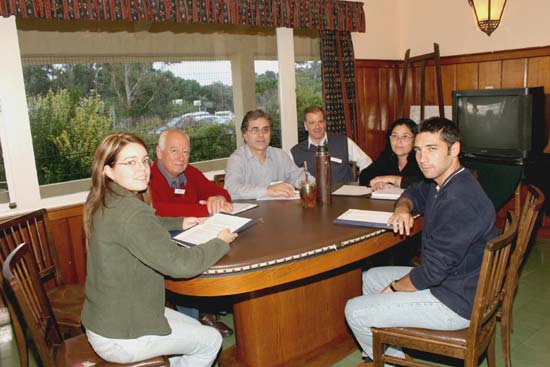 Sesión de talleres.