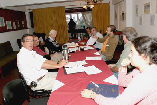 Sesión de talleres.