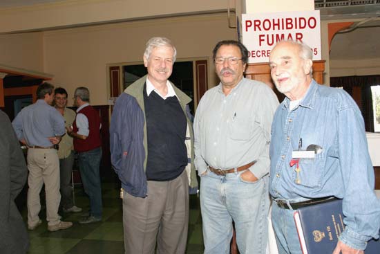 Director General de Salud, Dr. Jorge Basso, Dres. Sergio Villaverde y Hugo Dibarboure Icasuriaga.