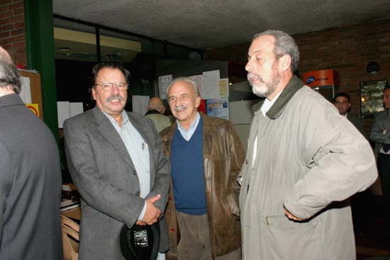 Dres. Sergio Villaverde, Carlos Briozzo y Miguel Fernández Galeano.