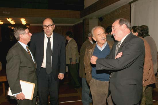 Dres. Antonio L. Turnes, Marcos Carámbula, Carlos Briozzo y Jorge Lorenzo.