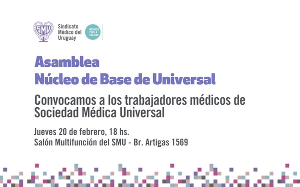 Atención: Convocatoria a los trabajadores médicos de Universal