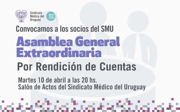 10 de abril: Asamblea General Extraordinaria