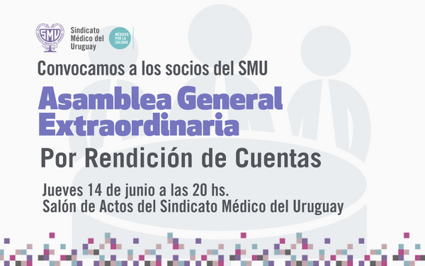 14 de junio: Asamblea General Extraordinaria