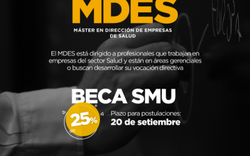 Postulaciones abiertas para beca exclusiva destinada a socios del SMU para el Máster en Dirección de Empresas de Salud del IEEM