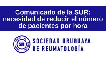 Comunicado de la SUR: necesidad de reducir el número de pacientes por hora