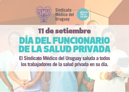 11 de setiembre: día del funcionario de la salud privada.