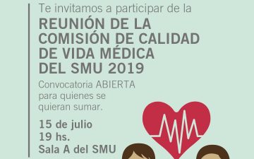 Convocatoria abierta para la reunión de la Comisión de Calidad de Vida Médica el 15/7.