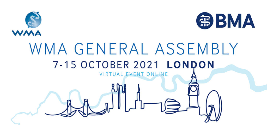 Lo que dejó la 72a. Asamblea de la Asociación Médica Mundial, Londres 2021.
