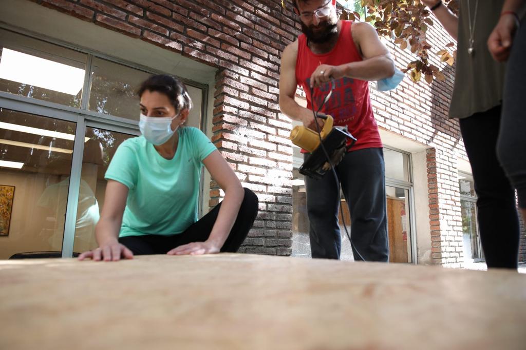 El nuevo patio del sindicato es una realidad.