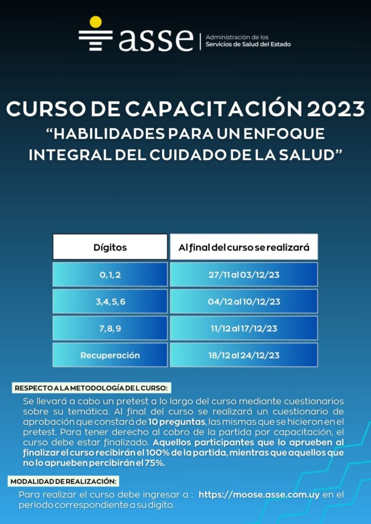 capacitación ASSE