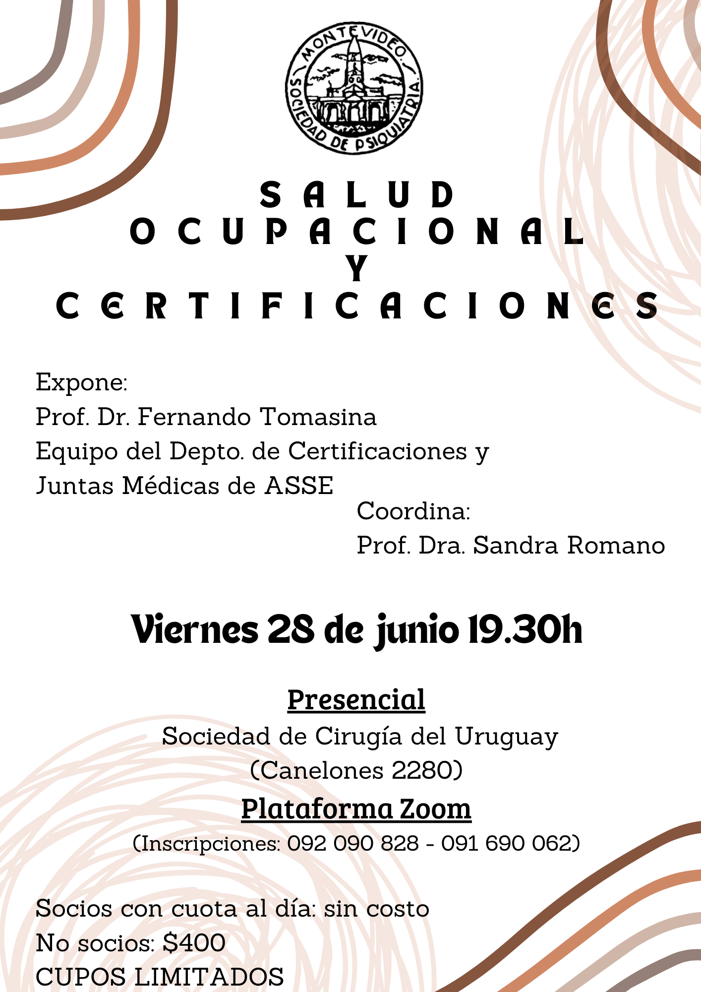 psquiatría uruguay salud ocupacional certificaciones evento