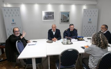 Reunión entre el SMU y el ministro del Interior por la seguridad en centros de salud
