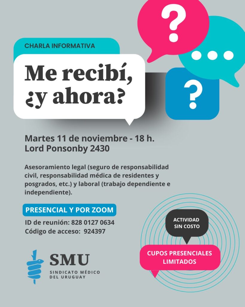 me recibí y ahora
